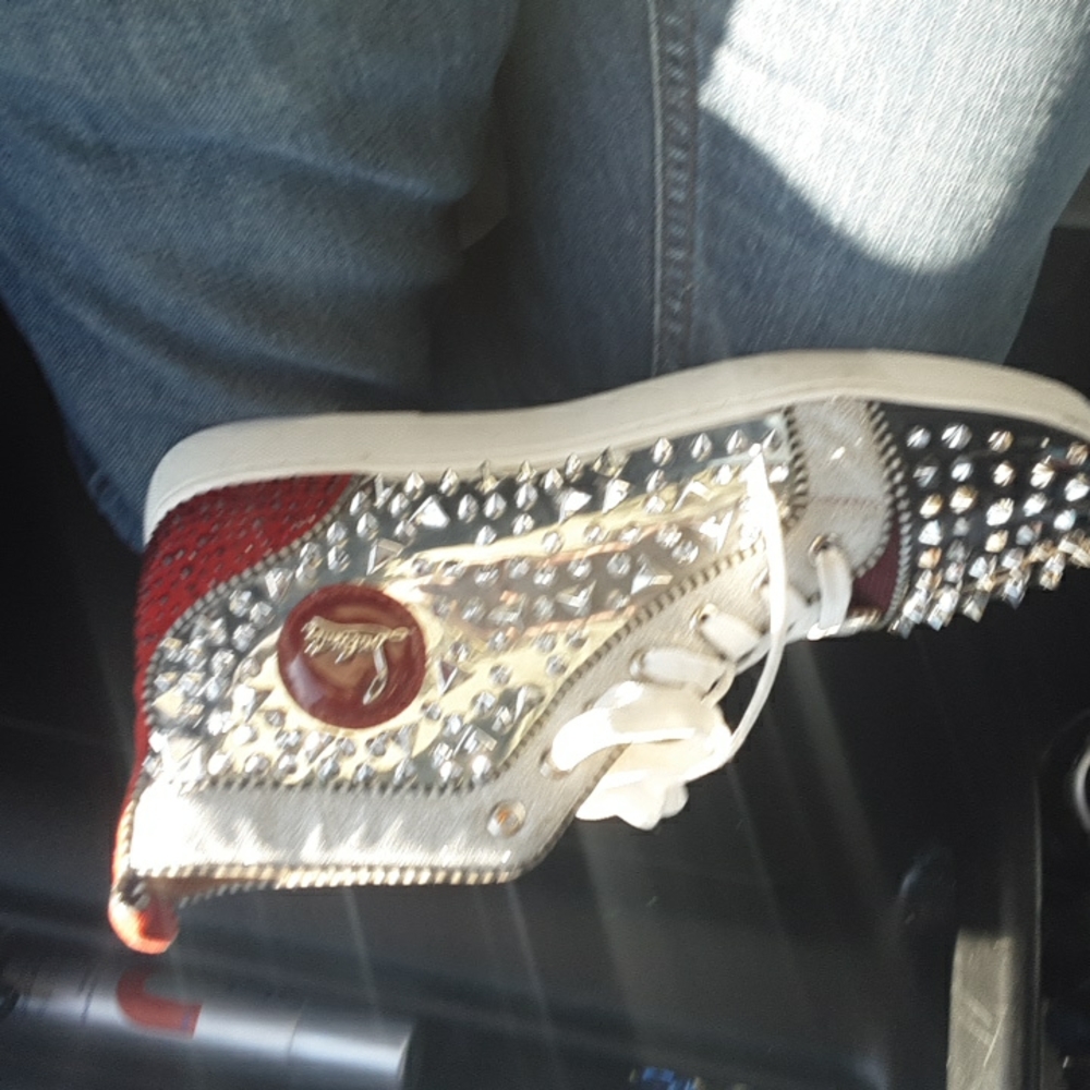 Size 11 Louie Vuitton high tops